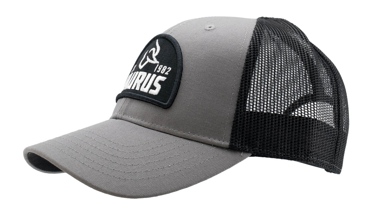 Taurus Logo Charcoal/Black Low Profile Trucker Hat | ShopTaurus Taurus Logo Charcoal/Black Low Profile Trucker Hat | ShopTaurus
