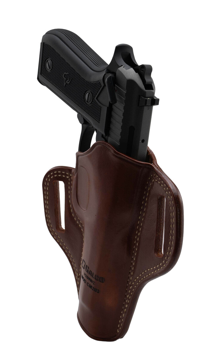 Galco Combat Master Belt Holster Taurus PT92 Tan Left Hand | ShopTaurus Galco Combat Master Belt Holster Taurus PT92 Tan Left Hand | ShopTaurus
