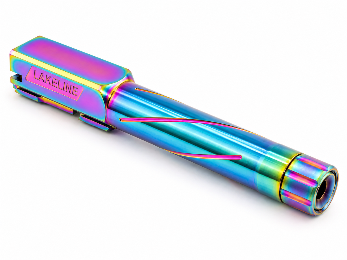Lakeline Performance Threaded Target Barrel for Taurus TX22 Gen2 (Prizm Oilslick Finish) Lakeline Performance Threaded Target Barrel for Taurus TX22 Gen2 (Prizm Oilslick Finish)