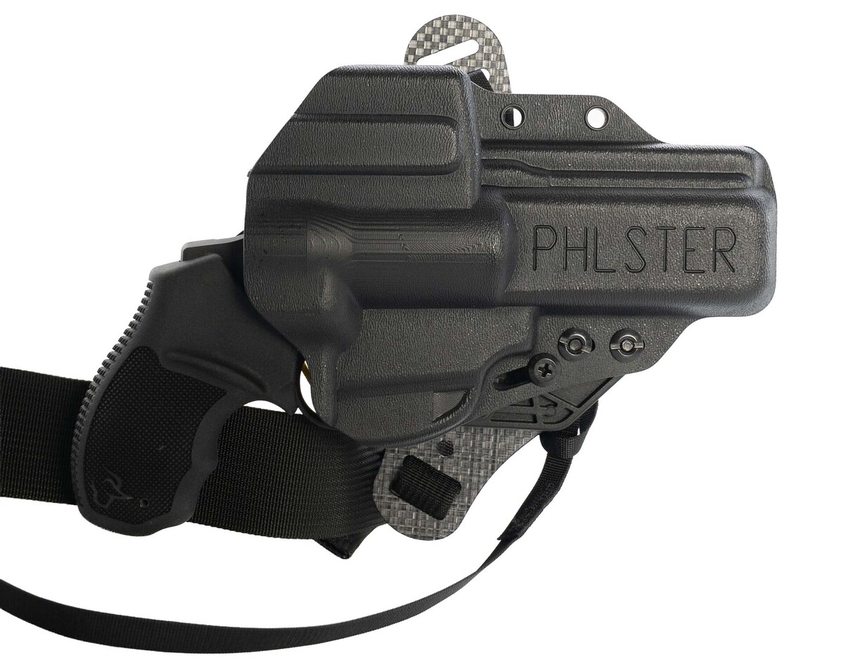 PHLster Enigma Express Beltless IWB Holster System for Taurus Small-Frame T.O.R.O. Revolvers (856/605) — Right Hand PHLster Enigma Express Beltless IWB Holster System for Taurus Small-Frame T.O.R.O. Revolvers (856/605) — Right Hand
