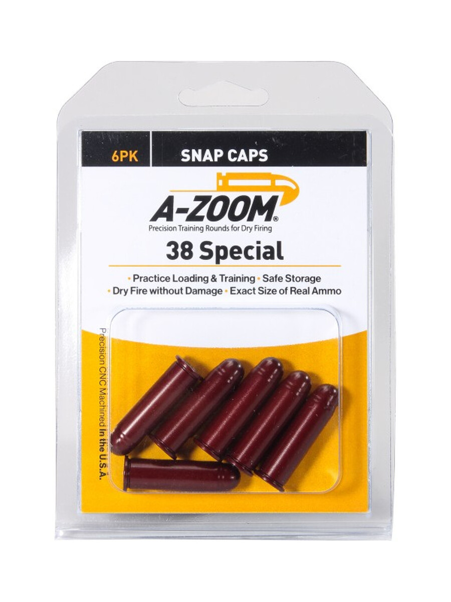 A-ZOOM 38 SPEC SNAP CAP 6PK A-ZOOM 38 SPEC SNAP CAP 6PK