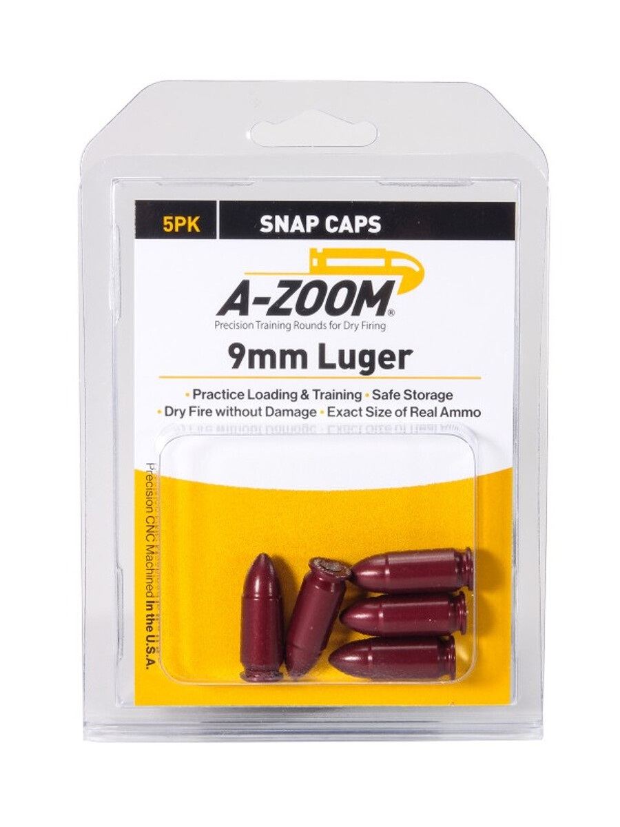 A-Zoom 9MM LUGER SNAP CAP 5PK A-Zoom 9MM LUGER SNAP CAP 5PK