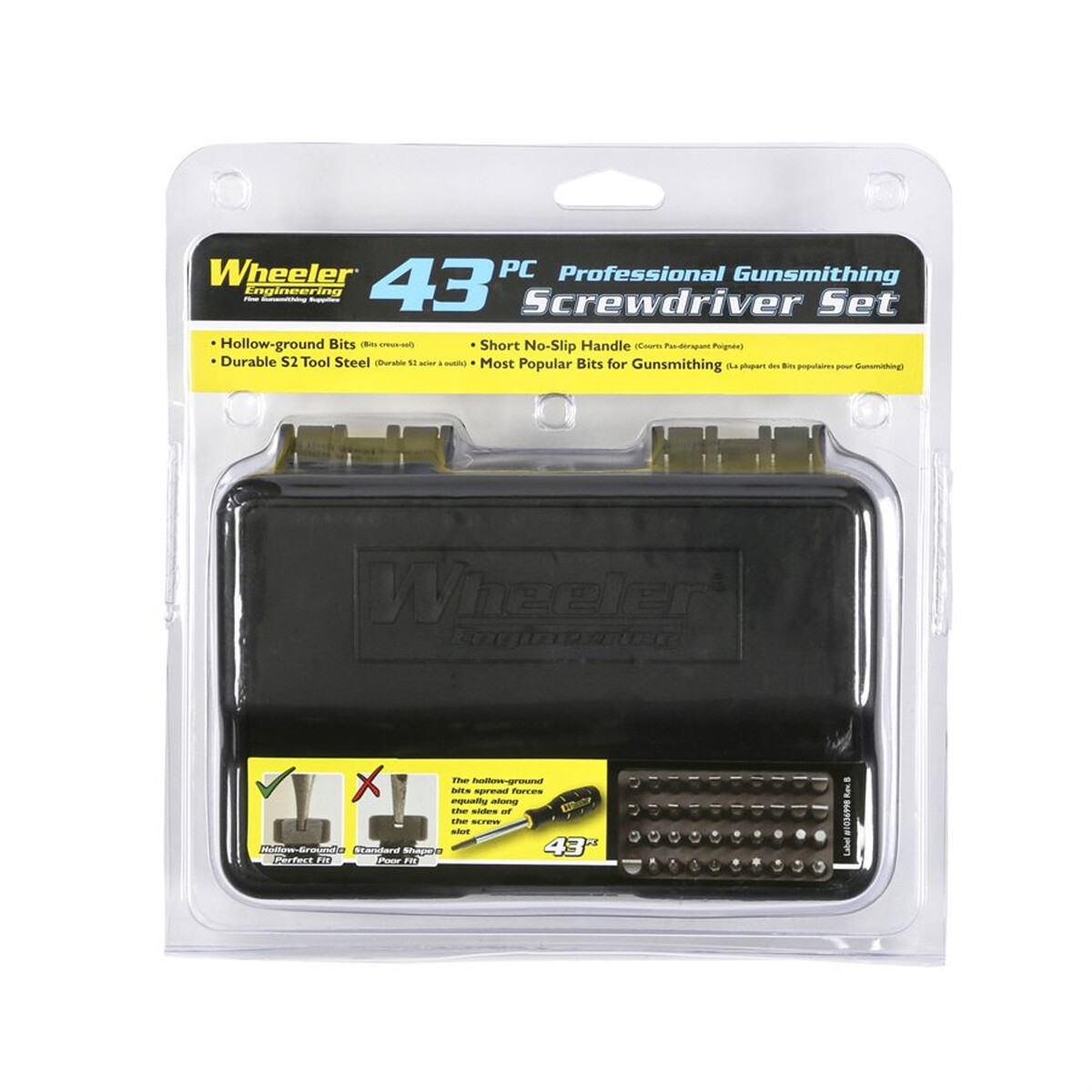 Wheeler 43 Piece Prof. Screwdriver Set Wheeler 43 Piece Prof. Screwdriver Set