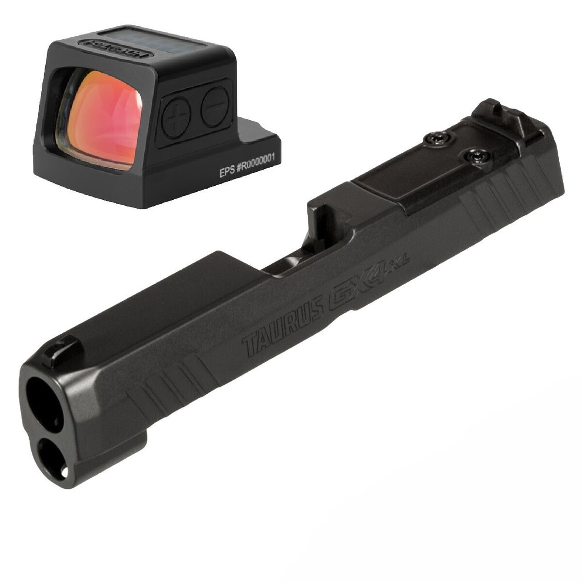 Taurus GX4XL TORO Slide Kit with Holosun EPS Multi-Reticle Enclosed Red Dot Taurus GX4XL TORO Slide Kit with Holosun EPS Multi-Reticle Enclosed Red Dot