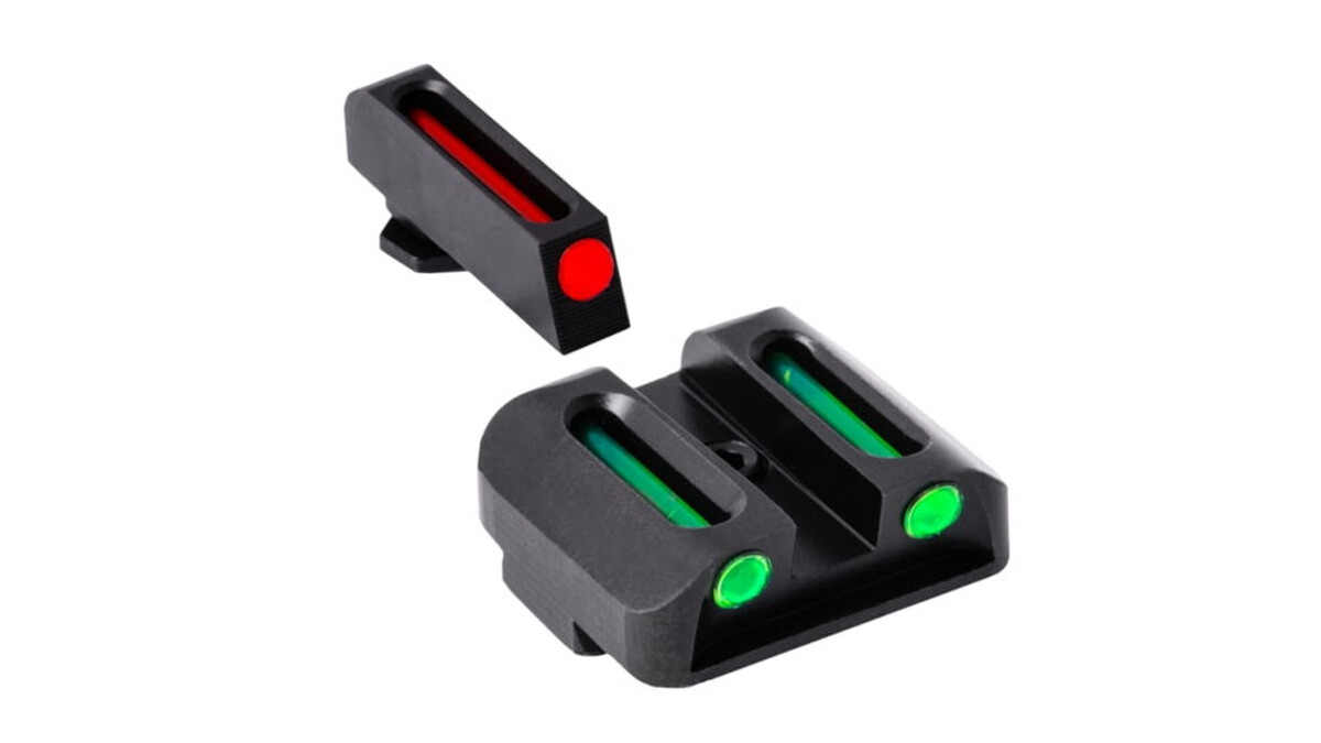 TRUGLO Fiber-Optic Handgun Sight Set (Red Front / Green Rear) — TG131G1 TRUGLO Fiber-Optic Handgun Sight Set (Red Front / Green Rear) — TG131G1