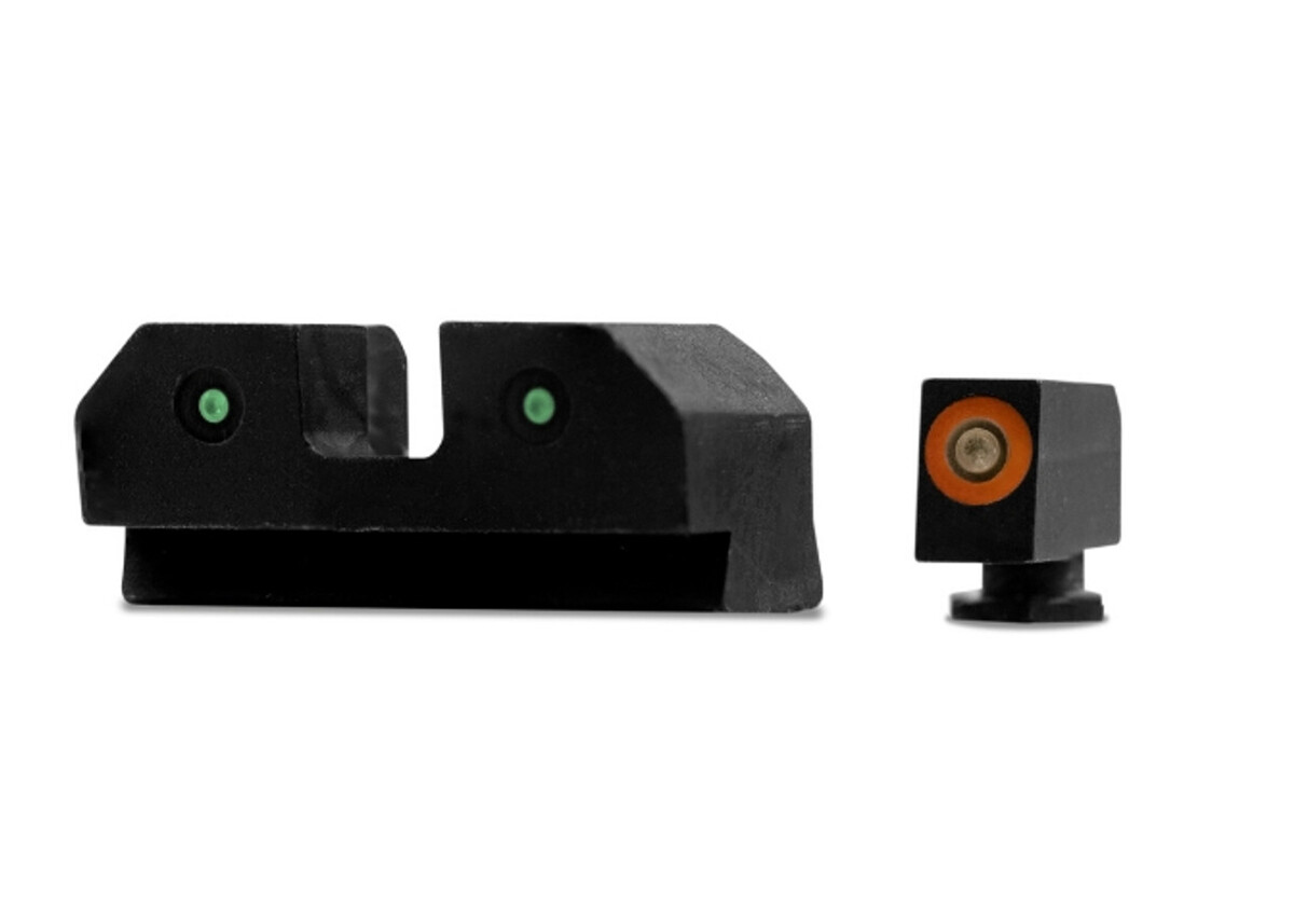 XS Sights R3D 2.0 Night Sights (High-Contrast Orange Front / Green Rear) — GL-R012P-6N XS Sights R3D 2.0 Night Sights (High-Contrast Orange Front / Green Rear) — GL-R012P-6N