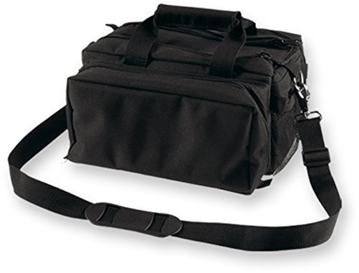 Bulldog Deluxe - black range bag w/strap Bulldog Deluxe - black range bag w/strap