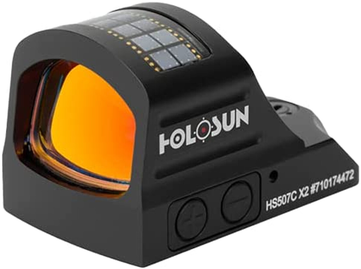 Holosun HS507C X2 Multi-Reticle Red Dot Sight | RMR Footprint Holosun HS507C X2 Multi-Reticle Red Dot Sight | RMR Footprint