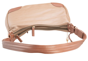 Bulldog Cases Leather Hobo Style CCW Purse - Taupe with Tan Trim - Ambidextrous Holster Included Bulldog Cases Leather Hobo Style CCW Purse - Taupe with Tan Trim - Ambidextrous Holster Included