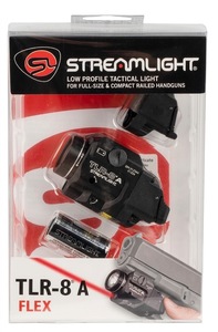 Streamlight TLR-8A Flex Compact Weapon Light with Red Laser — 500 Lumens Streamlight TLR-8A Flex Compact Weapon Light with Red Laser — 500 Lumens