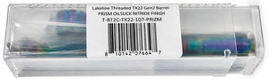 Lakeline Performance Threaded Target Barrel for Taurus TX22 Gen2 (Prizm Oilslick Finish) Lakeline Performance Threaded Target Barrel for Taurus TX22 Gen2 (Prizm Oilslick Finish)