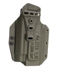 PHLster Floodlight OWB Universal Radio/Range Holster for Streamlight TLR-1 — OD Green PHLster Floodlight OWB Universal Radio/Range Holster for Streamlight TLR-1 — OD Green
