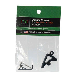 TANDEMKROSS "Victory" Flat-Faced Trigger for TaurusTX™ 22 - Adjustable, Skeletonized | Black TANDEMKROSS "Victory" Flat-Faced Trigger for TaurusTX™ 22 - Adjustable, Skeletonized | Black