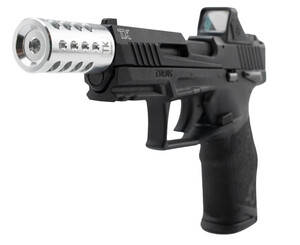 TANDEMKROSS Game Changer Compensator for .22LR – Clear / Silver TANDEMKROSS Game Changer Compensator for .22LR – Clear / Silver
