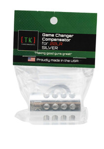 TANDEMKROSS Game Changer Compensator for .22LR – Clear / Silver TANDEMKROSS Game Changer Compensator for .22LR – Clear / Silver