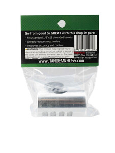 TANDEMKROSS Game Changer Compensator for .22LR – Clear / Silver TANDEMKROSS Game Changer Compensator for .22LR – Clear / Silver