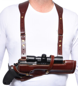 Triple K Big Thunder Scoped Chest Rig — Taurus Raging Hunter 8 3/8" / Right Hand (47483) Triple K Big Thunder Scoped Chest Rig — Taurus Raging Hunter 8 3/8" / Right Hand (47483)