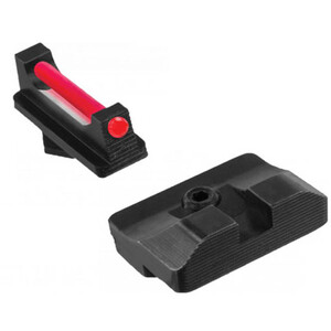 TRUGLO Fiber-Optic PRO Handgun Sight Set (Red Front / Blacked-Out Rear) — TG132G1 TRUGLO Fiber-Optic PRO Handgun Sight Set (Red Front / Blacked-Out Rear) — TG132G1
