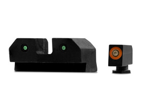 XS Sights R3D 2.0 Night Sights (High-Contrast Orange Front / Green Rear) — GL-R012P-6N XS Sights R3D 2.0 Night Sights (High-Contrast Orange Front / Green Rear) — GL-R012P-6N