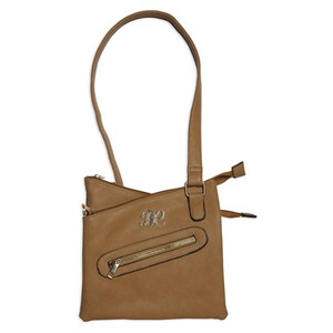 Bulldog Cases Concealed Carry Leather Crossbody Purse - Tan - Universal Holster Included Bulldog Cases Concealed Carry Leather Crossbody Purse - Tan - Universal Holster Included
