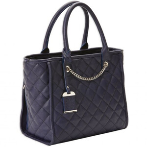 Bdog Quilted Tote Style Nylon Purse-Nvy Bdog Quilted Tote Style Nylon Purse-Nvy