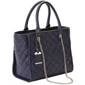 Bdog Quilted Tote Style Nylon Purse-Nvy Bdog Quilted Tote Style Nylon Purse-Nvy