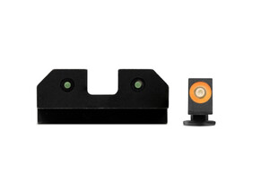XS Sights R3D 2.0 Night Sights (High-Contrast Orange Front / Green Rear) — GL-R012P-6N XS Sights R3D 2.0 Night Sights (High-Contrast Orange Front / Green Rear) — GL-R012P-6N